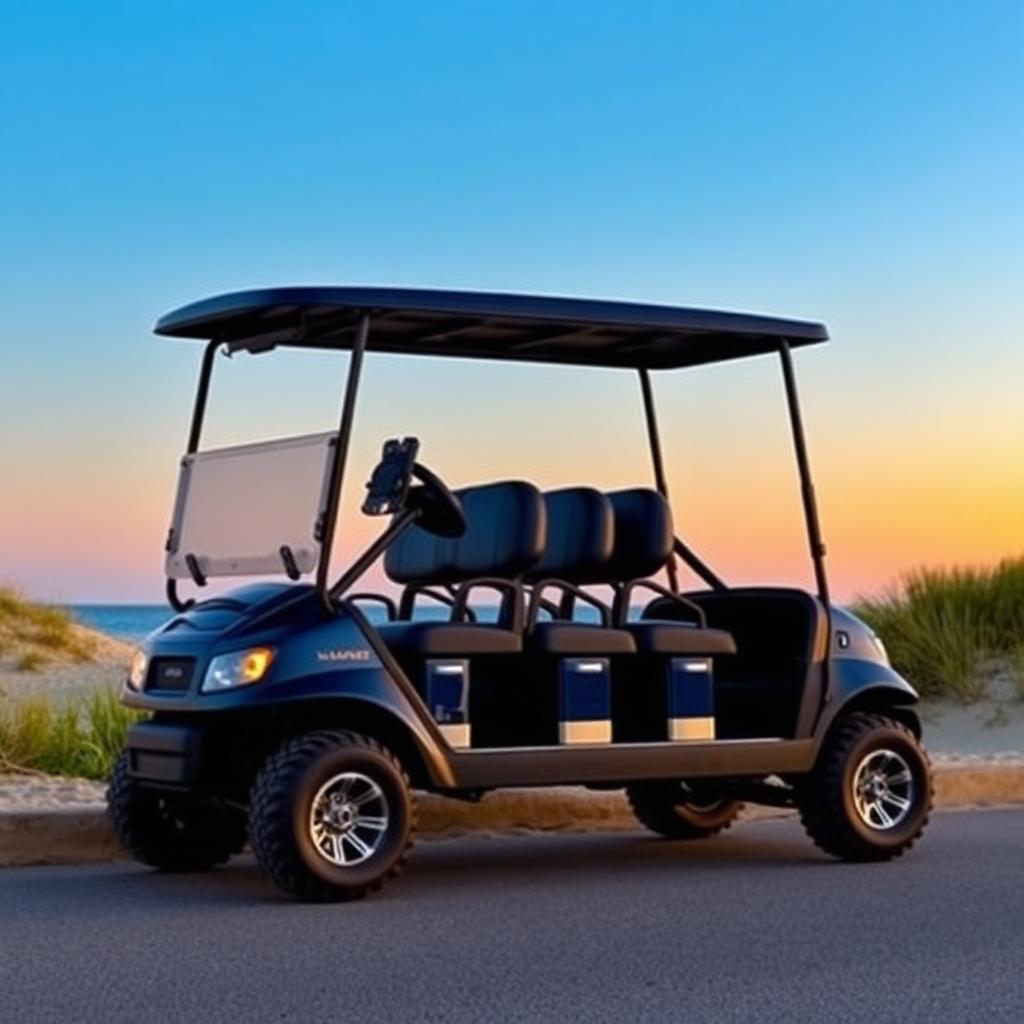 Beacon Lithium 8 golf cart rental in Southport